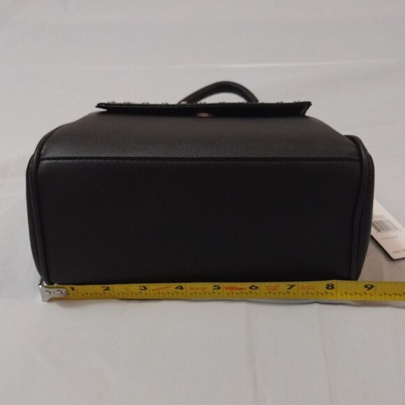 French Connection Bellita Black Stud Mini Crossbody with Top Handle NWT - Picture 17 of 17